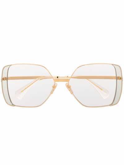Gucci Eyewear солнцезащитные очки в оправе 'бабочка'