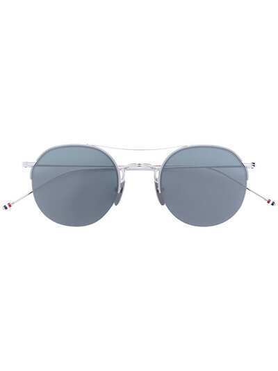 Thom Browne Eyewear круглые солнцезащитные очки