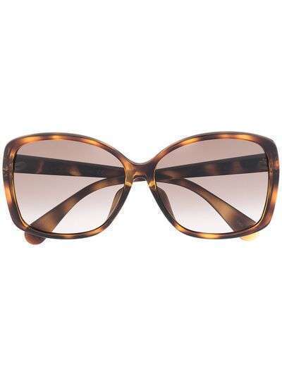 Gucci Eyewear солнцезащитные очки Jackie O черепаховой расцветки