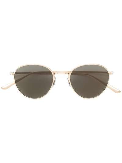 Oliver Peoples солнцезащитные очки с круглой оправой 'Brownstone 2'