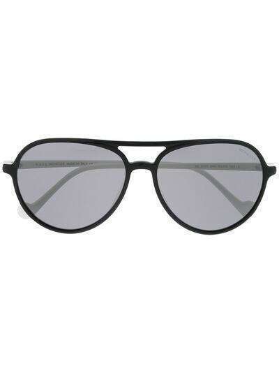 Moncler Eyewear солнцезащитные очки-авиаторы в стиле колор-блок