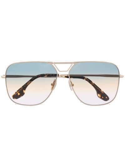 Victoria Beckham Eyewear солнцезащитные очки в массивной квадратной оправе