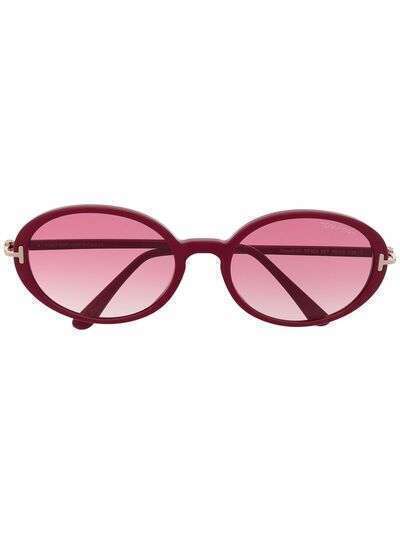 TOM FORD Eyewear солнцезащитные очки в круглой оправе