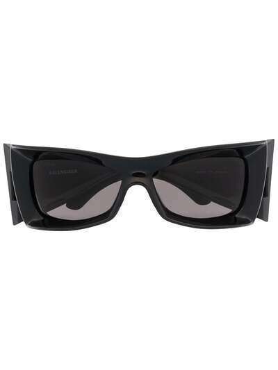 Balenciaga Eyewear солнцезащитные очки BB0156S в квадратной оправе