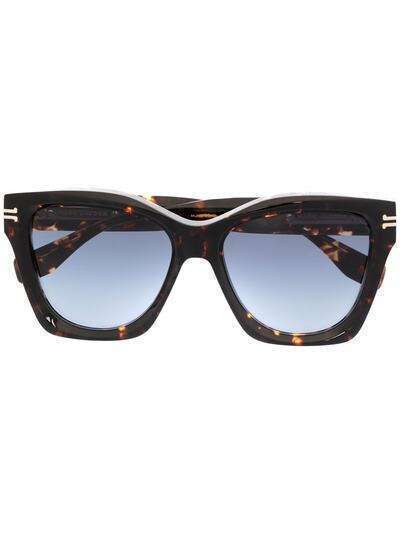 Marc Jacobs Eyewear солнцезащитные очки в квадратной оправе черепаховой расцветки