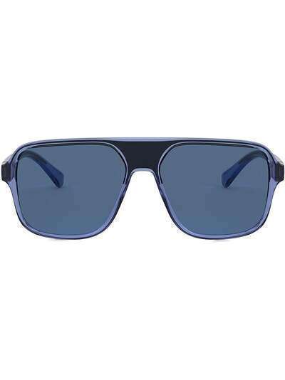 Dolce & Gabbana Eyewear солнцезащитные очки-авиаторы Step Injection