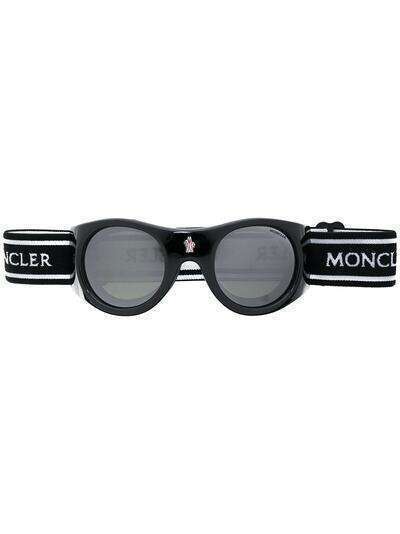 Moncler Eyewear солнцезащитные очки в круглой оправе