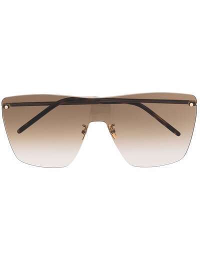 Saint Laurent Eyewear солнцезащитные очки-маска SL 463