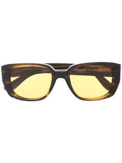 TOM FORD Eyewear солнцезащитные очки Raphael в квадратной оправе