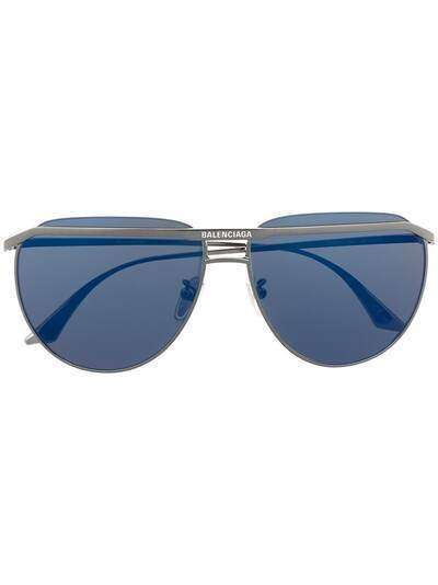 Balenciaga Eyewear солнцезащитные очки-авиаторы Bridge