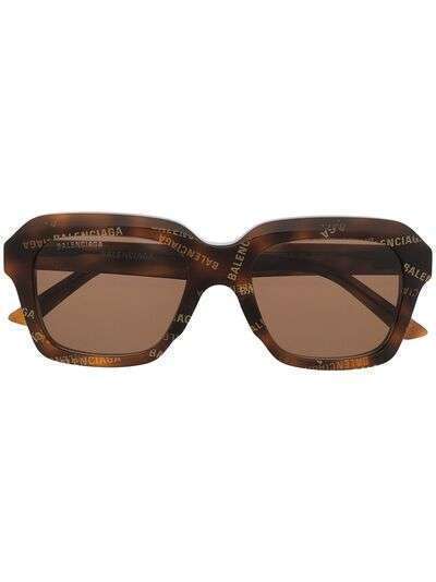 Balenciaga Eyewear солнцезащитные очки в квадратной оправе