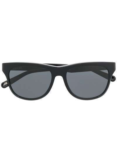 Gucci Eyewear солнцезащитные очки GG0980S в D-образной оправе