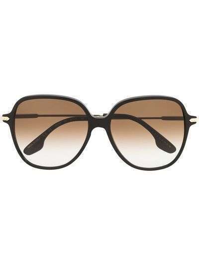 Victoria Beckham солнцезащитные очки в круглой оправе