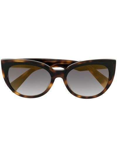 Just Cavalli солнцезащитные очки в оправе 'кошачий глаз' черепаховой расцветки