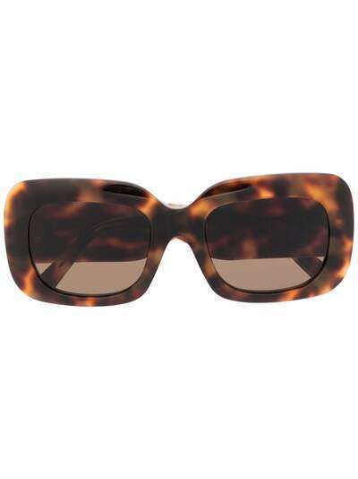 Linda Farrow солнцезащитные очки в квадратной оправе