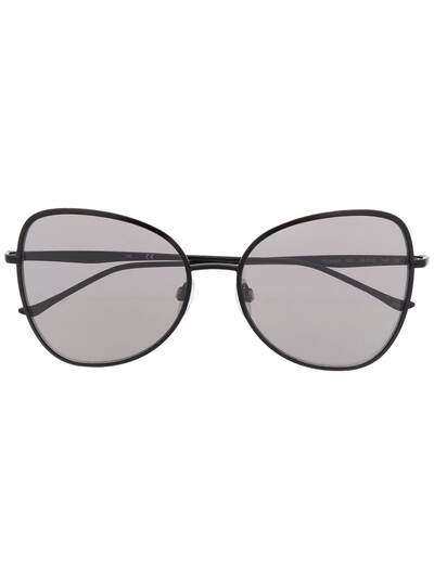 Donna Karan солнцезащитные очки в оправе 'бабочка'