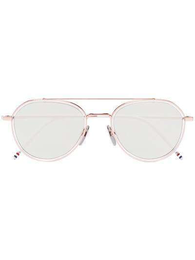 Thom Browne Eyewear солнцезащитные очки-авиаторы