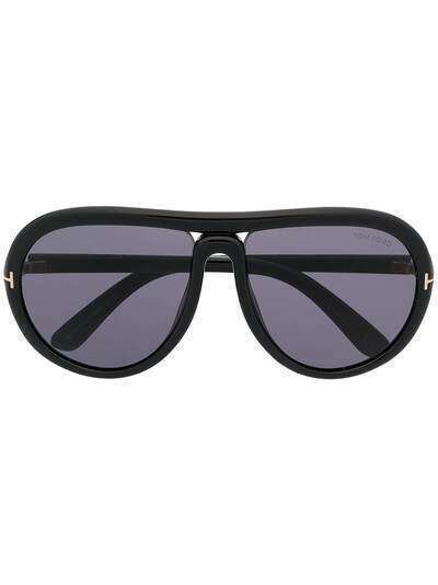 Tom Ford Eyewear солнцезащитные очки Cybil в массивной оправе