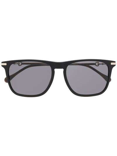 Gucci Eyewear солнцезащитные очки в D-образной оправе