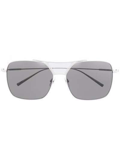 Calvin Klein солнцезащитные очки в массивной оправе