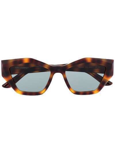 Karl Lagerfeld солнцезащитные очки в геометричной оправе