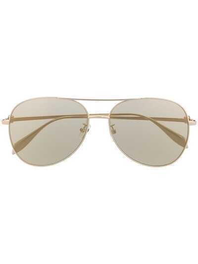 Alexander McQueen Eyewear солнцезащитные очки-авиаторы AM0274S