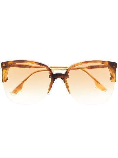Victoria Beckham Eyewear солнцезащитные очки в круглой оправе