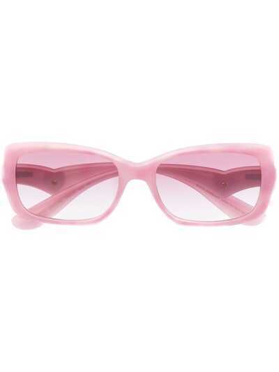 Dolce & Gabbana Eyewear солнцезащитные очки в прямоугольной оправе