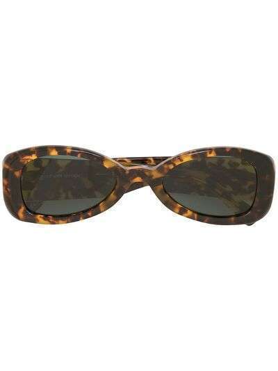 Linda Farrow солнцезащитные очки черепаховой расцветки