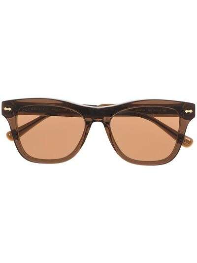 Gucci Eyewear солнцезащитные очки в квадратной оправе