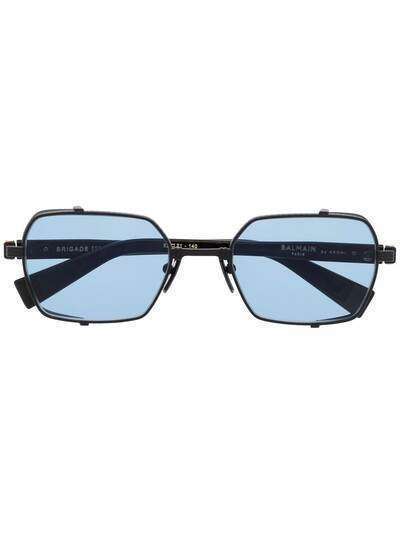 Balmain Eyewear солнцезащитные очки Brigade III в квадратной оправе