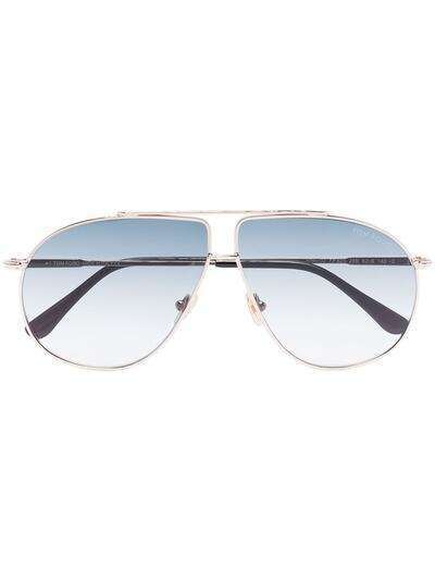 TOM FORD Eyewear солнцезащитные очки-авиаторы Riley