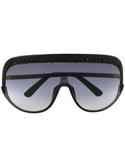 Jimmy Choo солнцезащитные очки Siryn с кристаллами