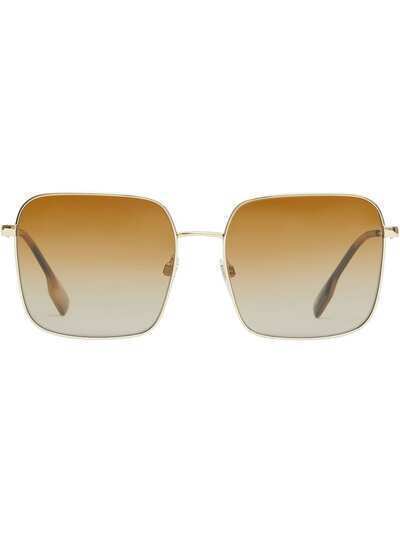 Burberry солнцезащитные очки в квадратной оправе