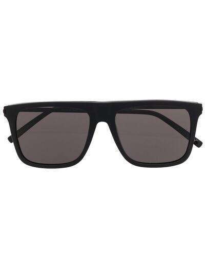 Saint Laurent Eyewear солнцезащитные очки 495 в квадратной оправе