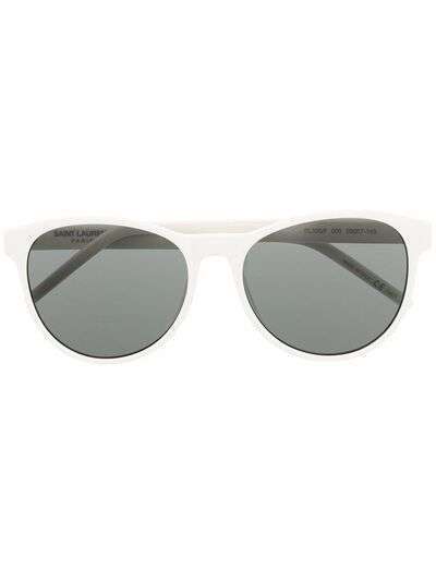 Saint Laurent Eyewear солнцезащитные очки SL385 в круглой оправе