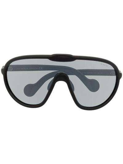 Moncler Eyewear солнцезащитные очки-маска