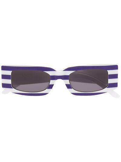 Sunnei солнцезащитные очки в квадратной оправе в полоску