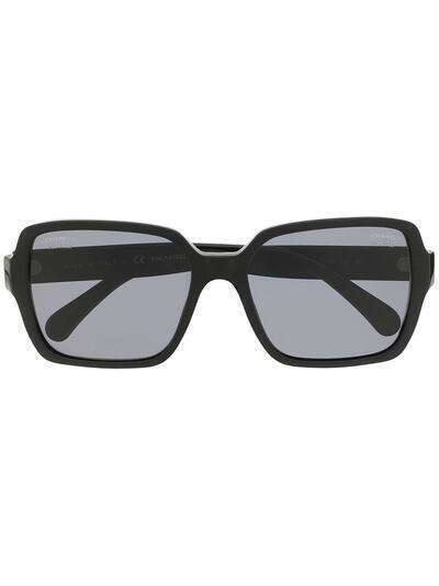 Chanel Eyewear солнцезащитные очки в квадратной оправе