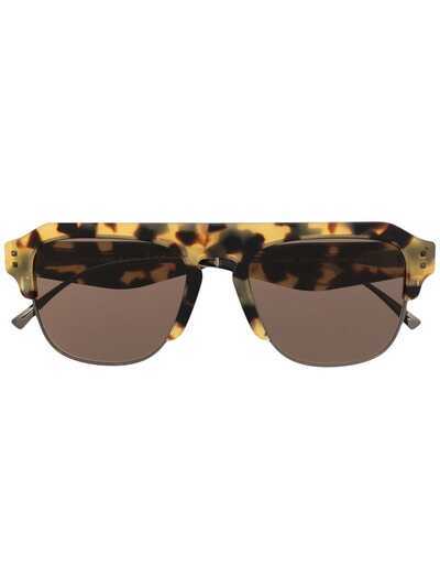 Valentino Eyewear солнцезащитные очки в D-образной оправе