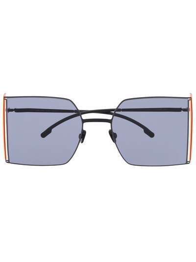 Mykita солнцезащитные очки-авиаторы из коллаборации с Helmut Lang