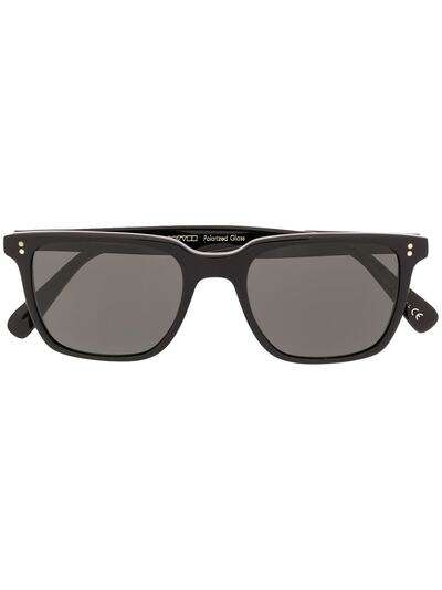 Oliver Peoples солнцезащитные очки Lachman Sun в квадратной оправе