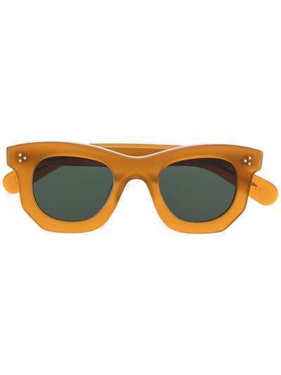 Lesca солнцезащитные очки в квадратной оправе