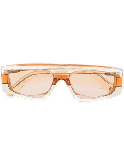 Jacquemus солнцезащитные очки Yauco в геометричной оправе