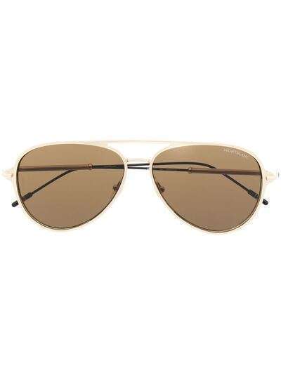 Montblanc солнцезащитные очки-авиаторы