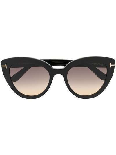Tom Ford Eyewear солнцезащитные очки в оправе 'кошачий глаз'