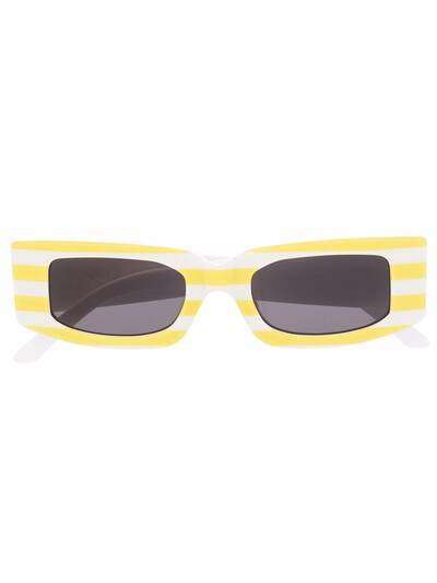 Sunnei солнцезащитные очки в квадратной оправе в полоску