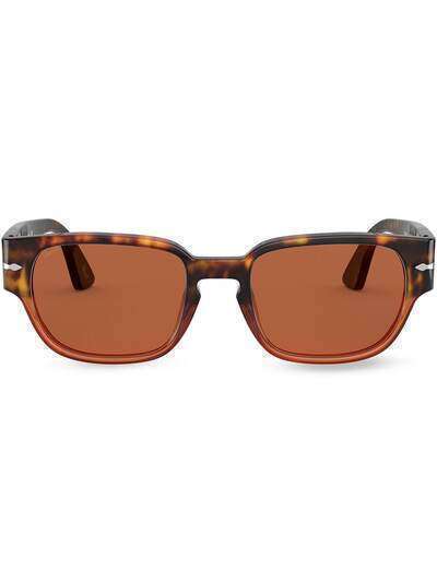 Persol солнцезащитные очки в квадратной оправе черепаховой расцветки