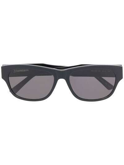 Balenciaga Eyewear солнцезащитные очки Flat 2.0 в прямоугольной оправе