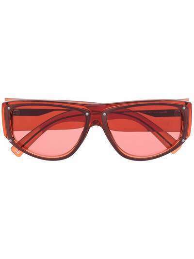 Givenchy Eyewear солнцезащитные очки в квадратной оправе с логотипом